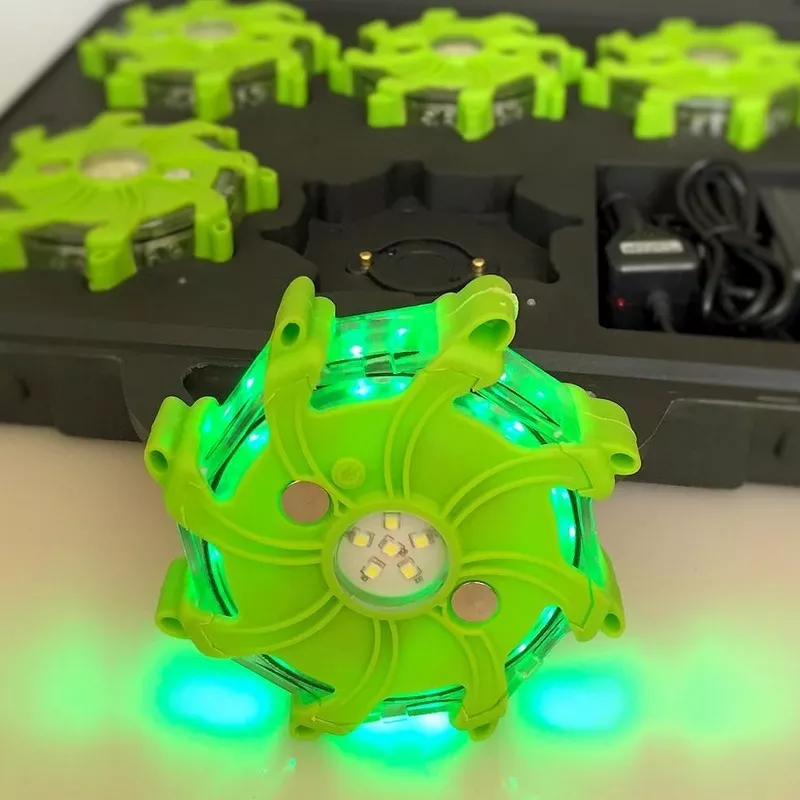 PULSARPRO NightSearcher estuche baliza LED recargable verde