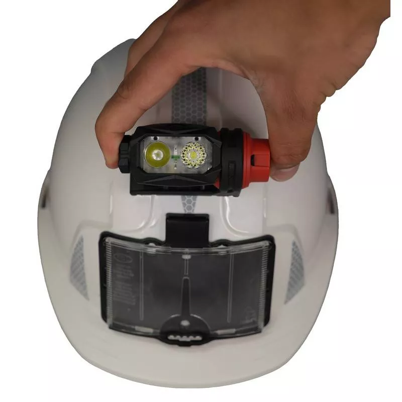 Lampe frontale LED IXO1.0 pour casque de chantier