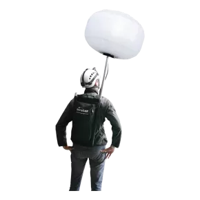 Mochila "manos libres" para iluminación móvil del globo Airstar
