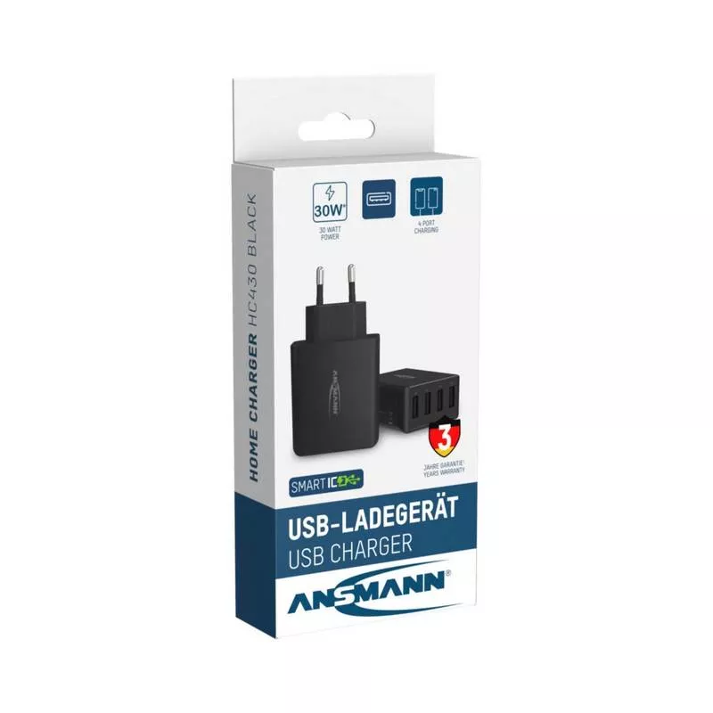 Chargeur secteur pour 4 ports USB