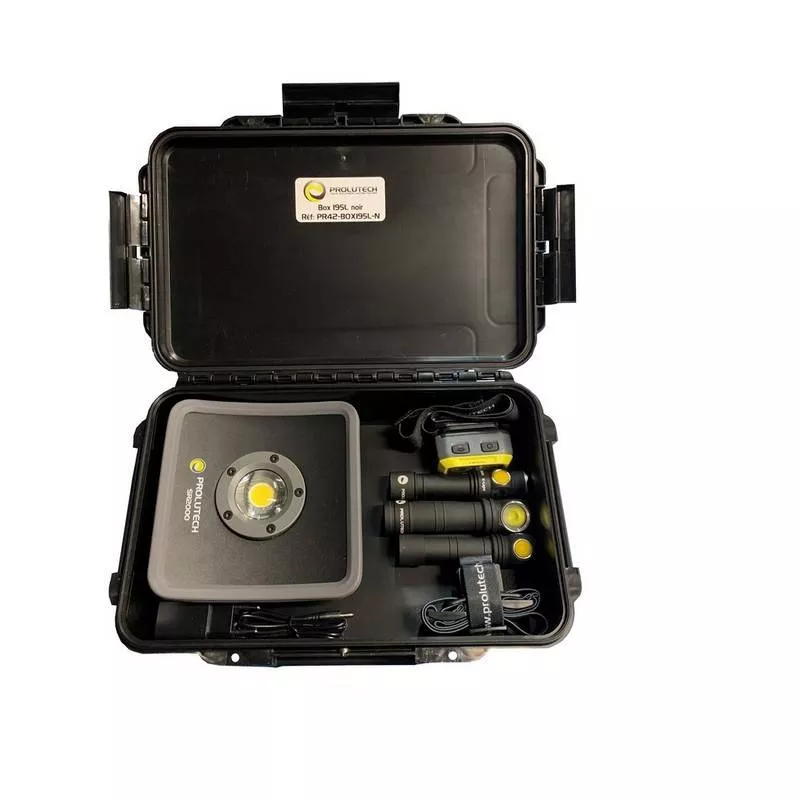 Valise plastique pour projecteurs SR2000 et lampes Prolutech