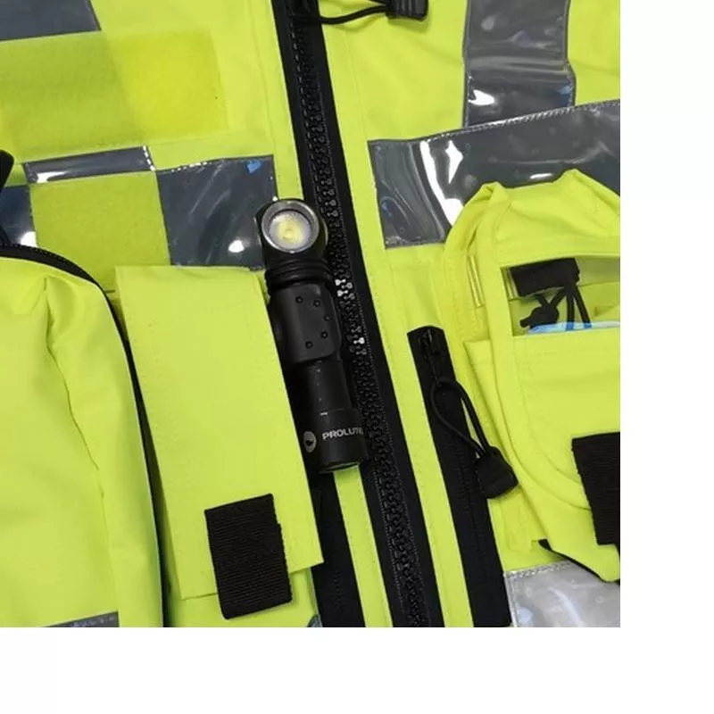 Support lampe pour équipement MOLLE pour gilet douanes