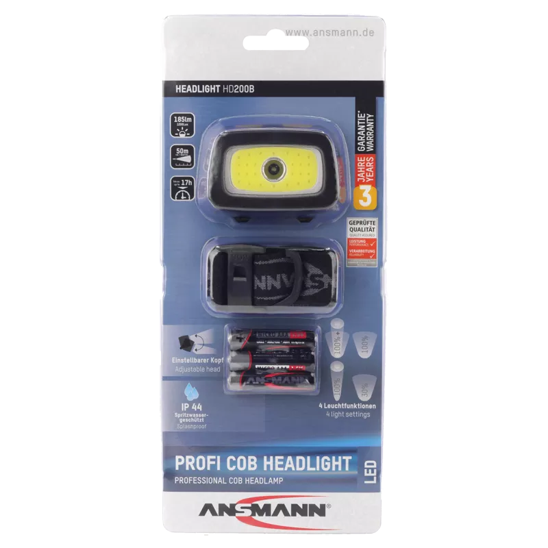 Lampe frontale HD200B Ansmann par Prolutech