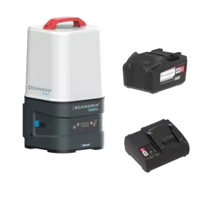 Pack projecteur AREA 10 connect scangrip avec batterie et chargeur