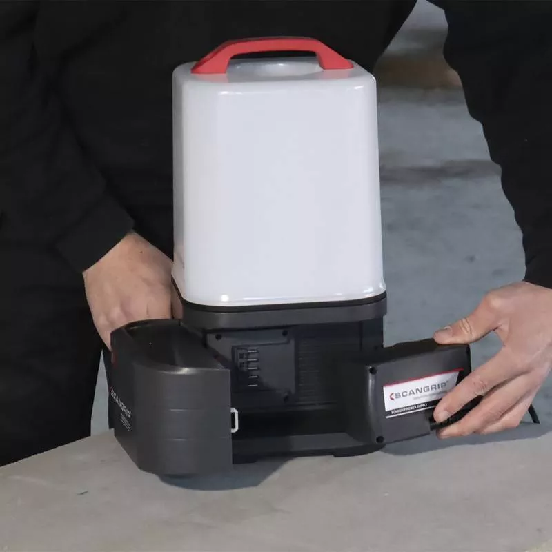 Pack projecteur AREA 10 connect scangrip avec batterie et chargeur