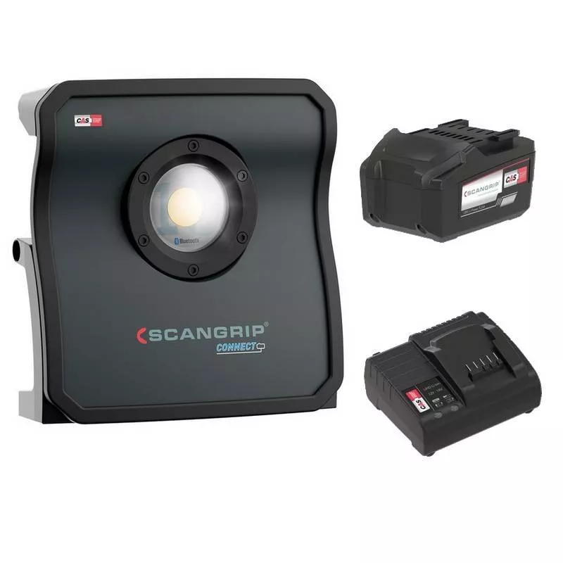 Pack projecteur NOVA 10 connect scangrip avec batterie et chargeur Pack projecteur NOVA 10 connect scangrip avec batterie et chargeur