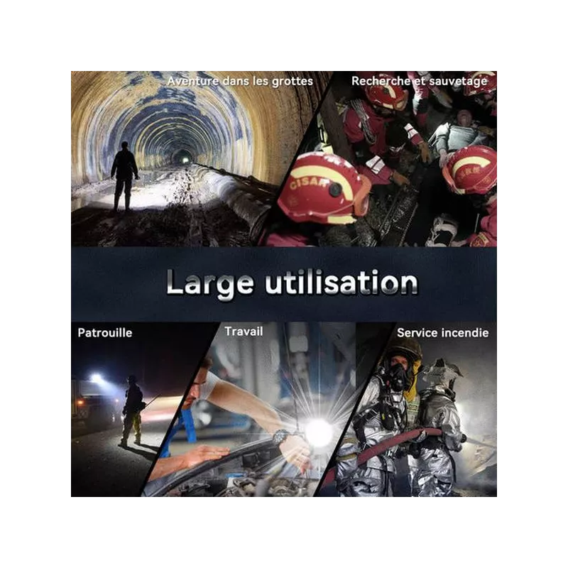 Lampe torche Imalent MS18 ultra puissante 100 000 lumens