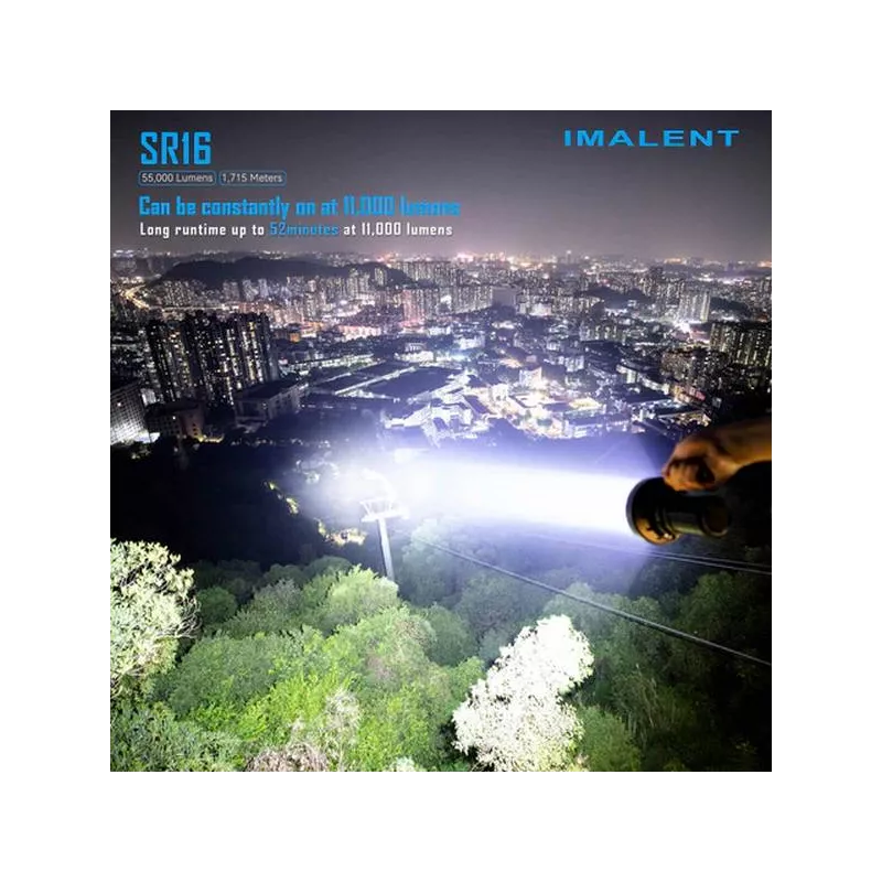 Imalent SR16 rechargeable LED flashlight