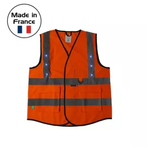 Gilet de sécurité LED Prolutech Made in France