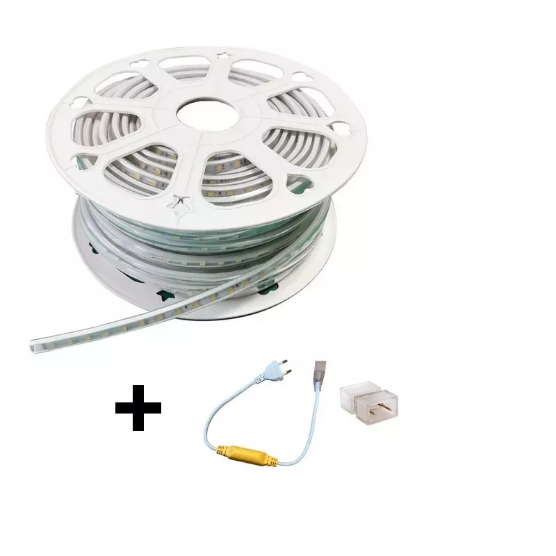 Pack Ruban LED 50 mètres 230V et accessoires Pack Ruban LED 50 mètres 230V et accessoires
