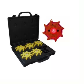 Koffer mit roten, wiederaufladbaren LED-Baken BS5 K-Sign von Prolutech
