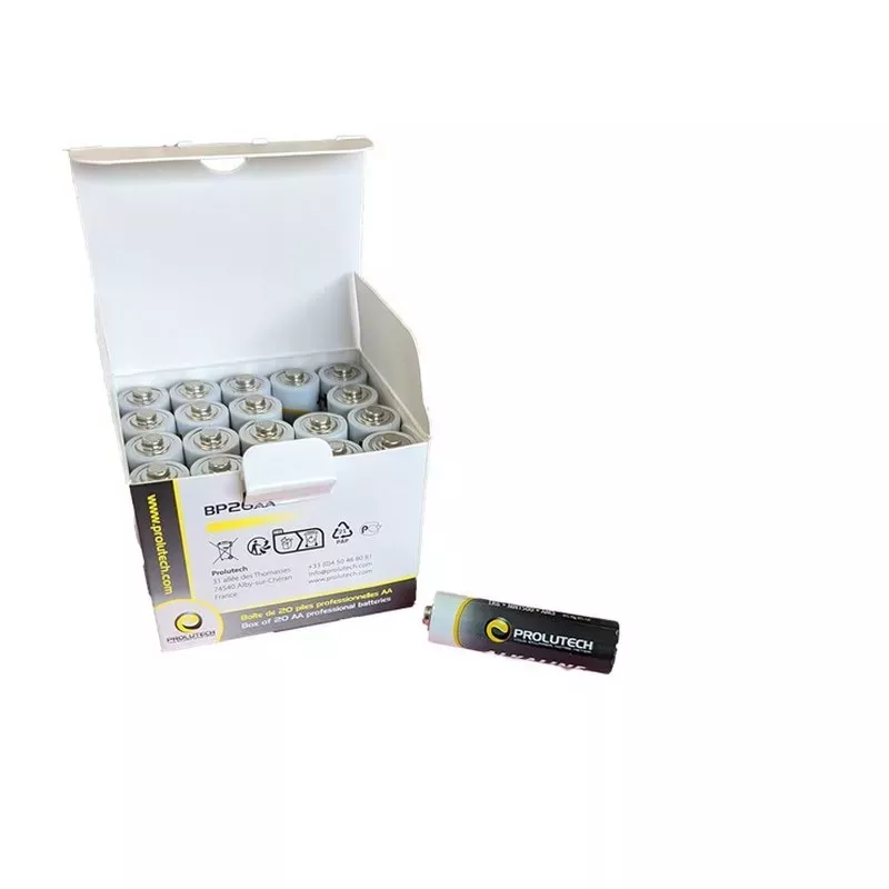 Boîte de piles AA Prolutech pour lampes Prolutech