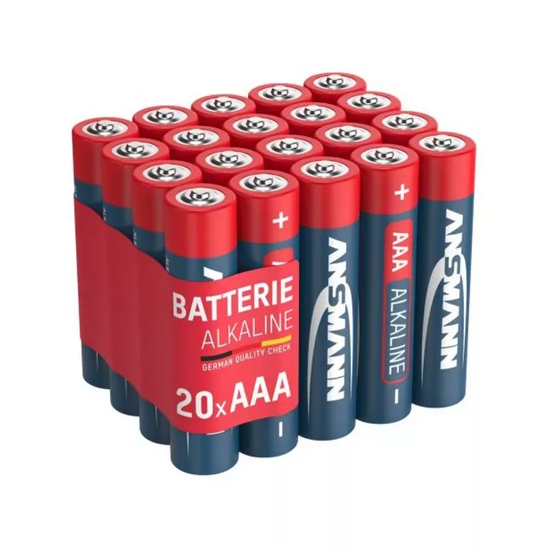 Packung mit 20 professionellen AAA LR-3 Batterien
