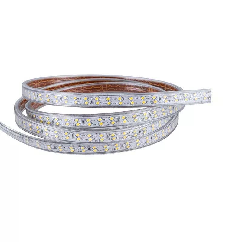 Reel of flexible professional LED strip ready for installation