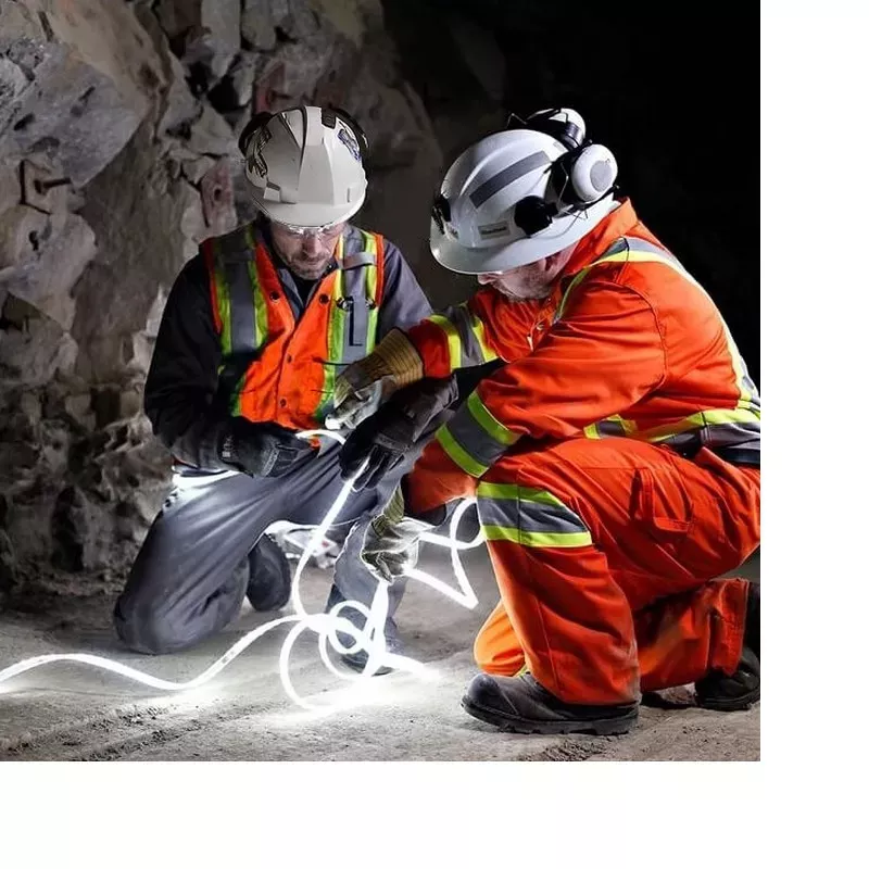 Installation d’un ruban LED professionnel sur travaux tunnel