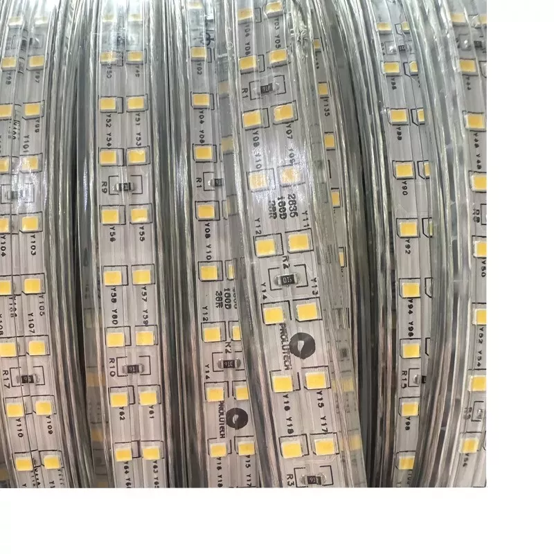Professional 360-degree flexible LED strip reel, ready for installation