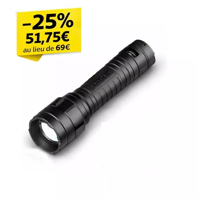 TR1100 LED variable-focus flashlight - 1100 lumens by Prolutech