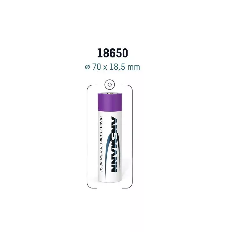 Batteria 18650 Li-Ion ricaricabile 3500mAh Prolutech