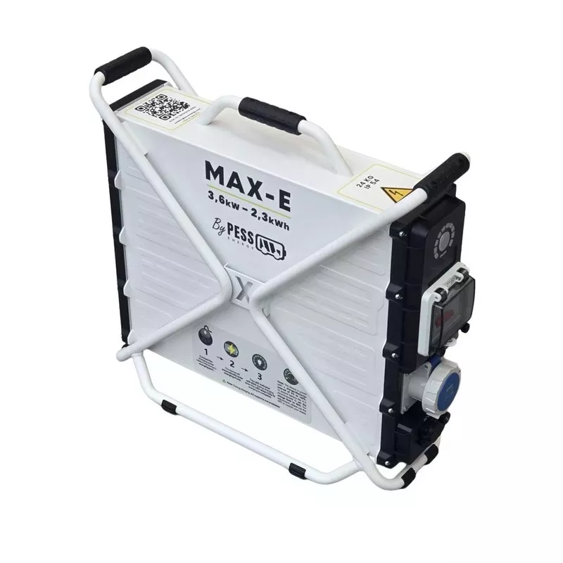 MAX-E 3,6 kW – Batteria portatile silenziosa e potente di Prolutech