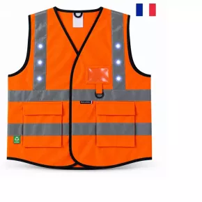 Gilet de sécurité LED Prolutech Made in France