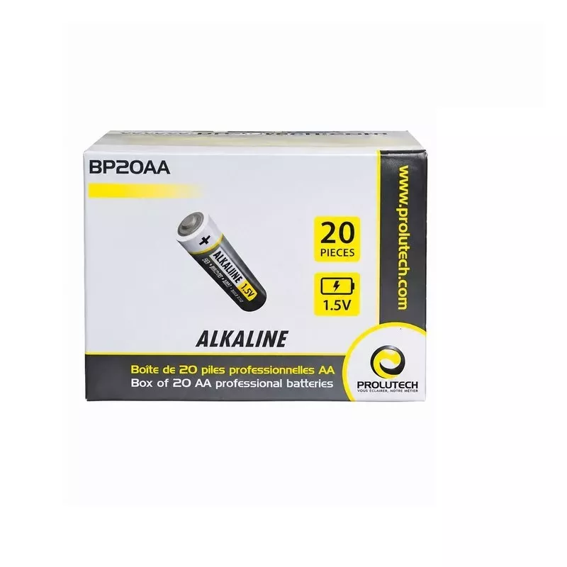 Pilas profesionales AA LR-6 bajo la marca Prolutech
