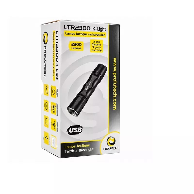 Packaging lampe tactique LTR2300 K-Light PROLUTECH