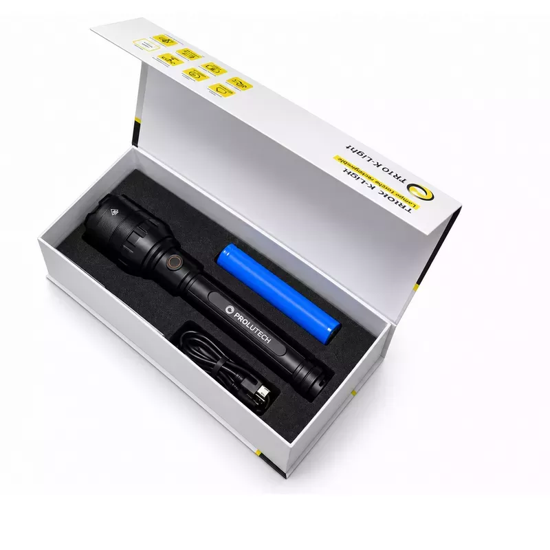Lampe torche large zoom K-Light par PROLUTECH